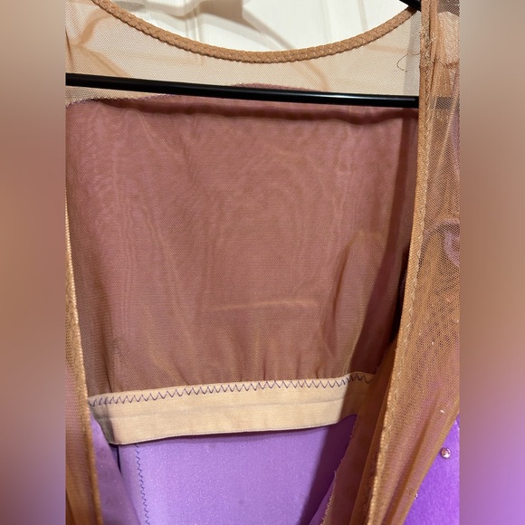 Costume dancing skating competition show dress full of rhinestones NWOT - Picture 7 of 9